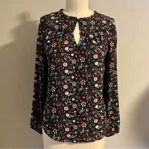 Loft floral long sleeve top